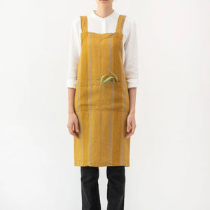 Linen Crossback Pinafore Aprons | Linen Tales