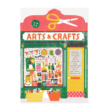 Load image into Gallery viewer, Art Shop Die Cut Card | The Printed Peanut Homeware &amp; Stationery