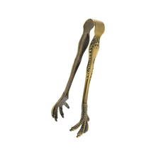 Load image into Gallery viewer, Barfly Talon Ice Tong, Antique Brass | Mercer Culinary