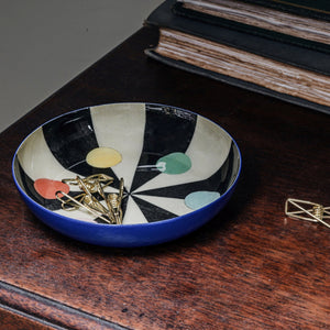 Benson’s Colour Hexagon Round Enamel Tray | Roomytown