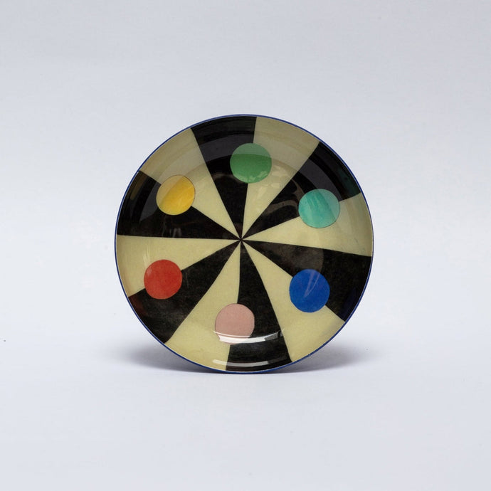 Benson’s Colour Hexagon Round Enamel Tray | Roomytown