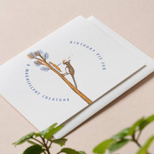 Load image into Gallery viewer, Birthday Magpie Bird Pie Letterpress Card | Homework Letterpress Studio