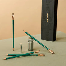 Load image into Gallery viewer, Blackwing Matte Green Pencil Essentials Set | Blackwing
