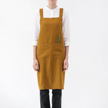 Load image into Gallery viewer, Linen Crossback Pinafore Aprons | Linen Tales
