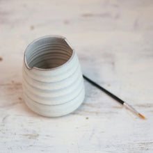 Load image into Gallery viewer, Artist's Brush Rest &amp; Water Cup | Gravesco Pottery