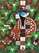 Load image into Gallery viewer, Charley Harper 120-Piece Double-Sided Jigsaw Puzzle Set | Pomegranate