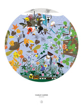 Load image into Gallery viewer, Charley Harper: Seasons 1000-Piece Circular Jigsaw Puzzle | Pomegranate