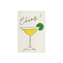 Load image into Gallery viewer, Cheers Margarita Hand Painted Greeting Card | Scribble &amp; Daub