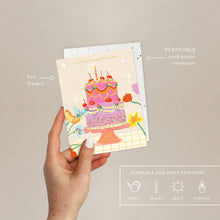 Load image into Gallery viewer, Cherry Cake Birthday Card | Seedlings