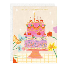 Load image into Gallery viewer, Cherry Cake Birthday Card | Seedlings