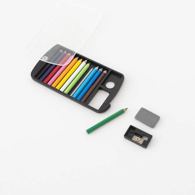 Clear Mini Staff Colored Pencils | JPT America