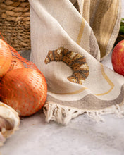Load image into Gallery viewer, Croissant Hand-Stitched Towel Set | Olive &amp; Loom