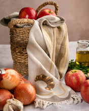 Load image into Gallery viewer, Croissant Hand-Stitched Towel Set | Olive &amp; Loom