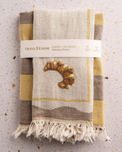 Load image into Gallery viewer, Croissant Hand-Stitched Towel Set | Olive &amp; Loom