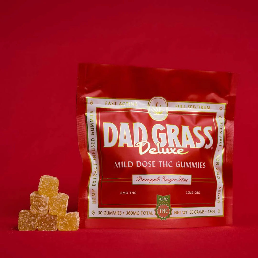 Dad Grass Deluxe THC + CBD Gummies | 2 pack