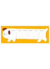 Load image into Gallery viewer, Daisy Dog Weekly Desk Planner | Karen Schipper