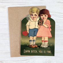 Load image into Gallery viewer, Bad Betty Greeting Co. | Damn Bitch, You Is Fine - Funny Romance Anniversary Card