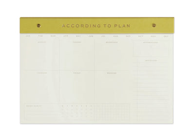 Weekly Post Bound Notepad | Designworks Ink