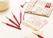 Load image into Gallery viewer, ETIMO RED Crochet Hook with Custom Grip | Tulip