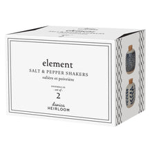 Load image into Gallery viewer, Element Salt and Pepper Shakers Set of 2 | Danica Heirloom