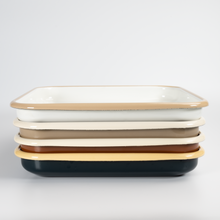 Load image into Gallery viewer, Enamel Square Plate | Earth &amp; Nest