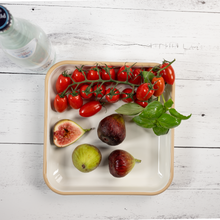 Load image into Gallery viewer, Enamel Square Plate | Earth &amp; Nest