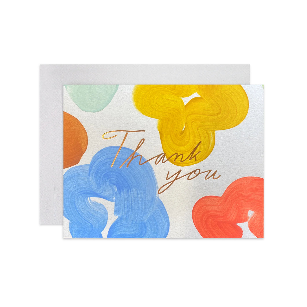 Flower Thank You Greeting Card | Moglea
