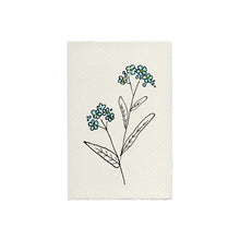 Load image into Gallery viewer, Forget Me Not Hand Painted Greeting Card | Scribble &amp; Daub