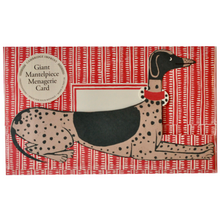Load image into Gallery viewer, Giant Mantelpiece Menagerie Card: The Dog | Cambridge Imprint