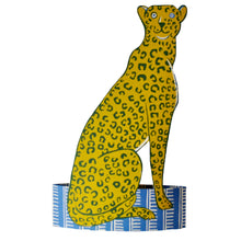 Load image into Gallery viewer, Giant Mantelpiece Menagerie Card: The Cheetah | Cambridge Imprint