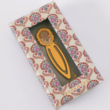 Load image into Gallery viewer, Folk Heart Metal Clip Bookmark | Good Juju Ink