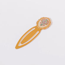 Load image into Gallery viewer, Folk Heart Metal Clip Bookmark | Good Juju Ink