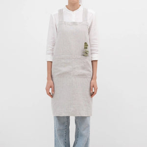 Linen Crossback Pinafore Aprons | Linen Tales