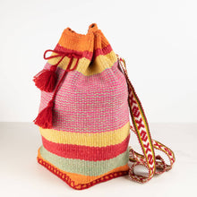 Load image into Gallery viewer, Handwoven Sling Bag Backpack | The Winding Road