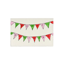 Load image into Gallery viewer, Happy Birthday Flags Pink Hand Painted Greeting Card | Scribble &amp; Daub