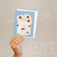 Load image into Gallery viewer, Heart You Cake Wedding + Engagement Card | Seedlings