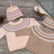 Load image into Gallery viewer, Highland Pullover &amp; Beanie Kit | Appalachian Baby Design