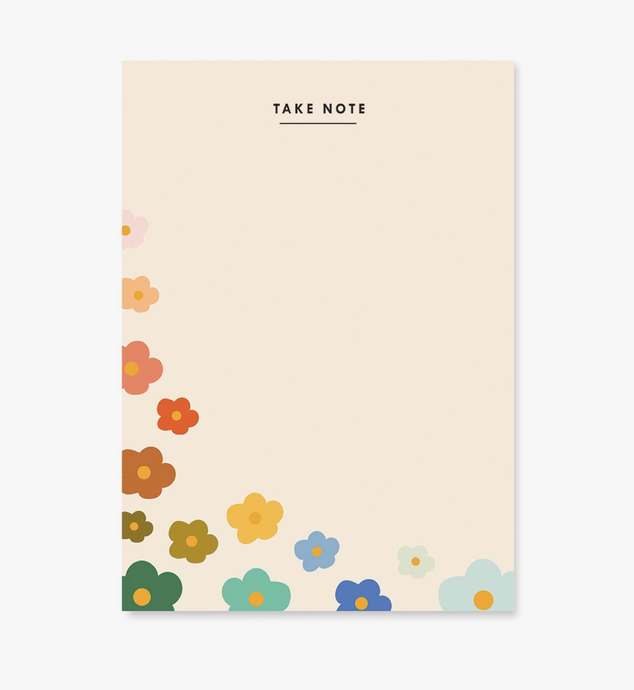 Mod Floral Notepad | Ginger P. Designs