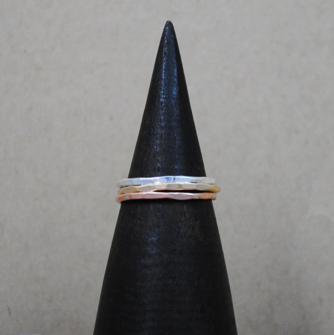 Mixed Metal Stacking Rings | Cameron Kruse