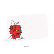 Load image into Gallery viewer, E. Frances X Peanuts® Snoopy Holiday Dog House Little Notes | E. Frances Paper