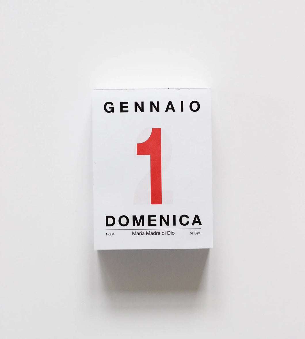 Italian Desk Calendar 2025 Studio Carta Isadora Popper Italian Desk Calendar 2025