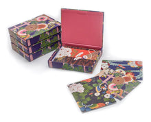 Load image into Gallery viewer, Japanese Decorative Designs Keepsake Boxed Notecards | Pomegranate