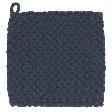 Midnight Blue Knit Potholder | Danica Heirloom