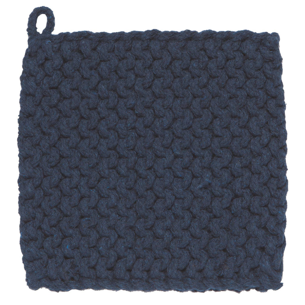 Midnight Blue Knit Potholder | Danica Heirloom