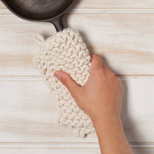 Load image into Gallery viewer, Natural Knit Potholder | Danica Heirloom