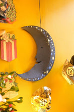 Load image into Gallery viewer, Large Midnight Man On The Moon Board Decoration | East End Press