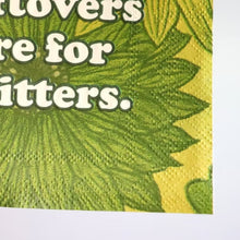 Load image into Gallery viewer, Leftovers Are for Quitters - Funny Retro Cocktail Napkins | Bad Betty Greeting Co.