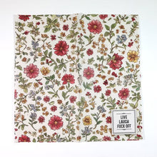 Load image into Gallery viewer, Live Laugh Fuck Off - Funny Retro Cocktail Napkins | Bad Betty Greeting Co.