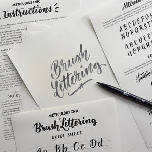 Brush Lettering Kit | Meticulous Ink Ltd.