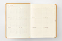 Load image into Gallery viewer, Hibino A6 Free Diary Undated Daily Planner - 2 Pages Per Day | Midori